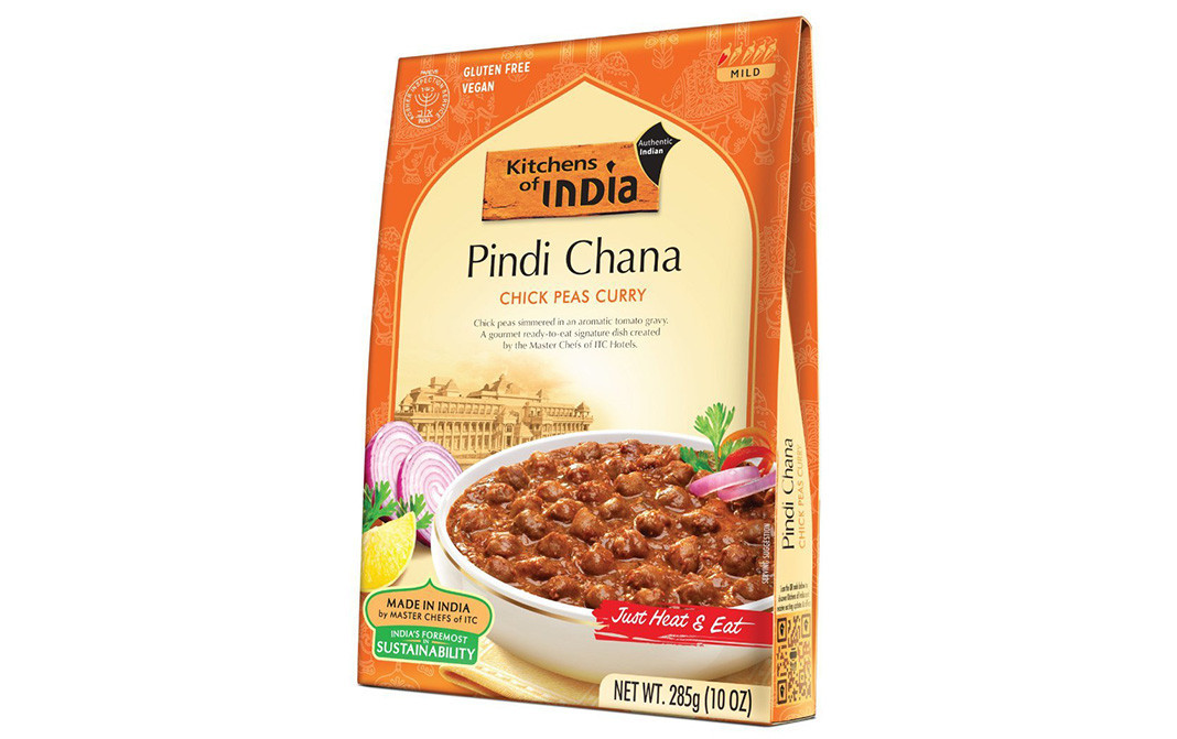 Kitchens Of India Pindi Chana Chick Peas Curry   Pack  285 grams